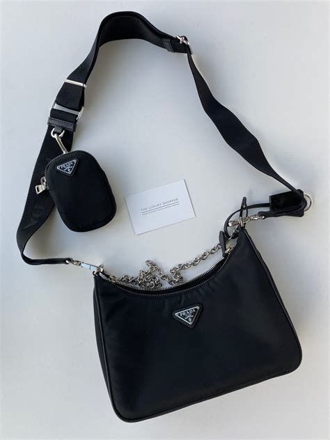 prada nylon handbag ebay|Prada nylon crossbody handbags.